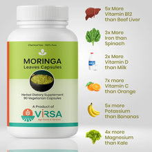 Load image into Gallery viewer, Moringa Capsules (90 capsules x 1g)
